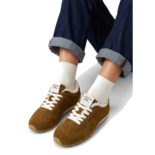Guess Jeans Sneakersy EO-GSJ0126 Brązowy