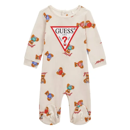 Guess Pajac H6YG07 K4131 Kremowy