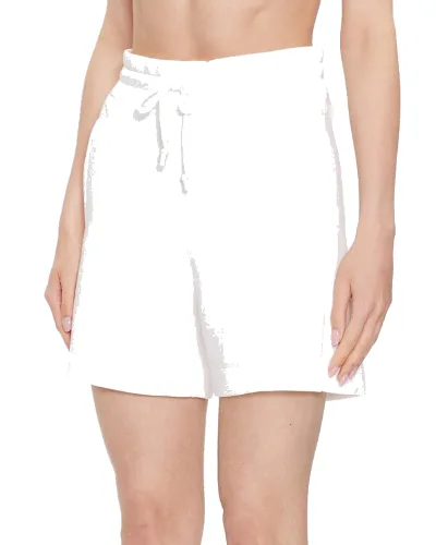 Guess Szorty sportowe Elly V2YD10 K7UW2 Biały Relaxed Fit