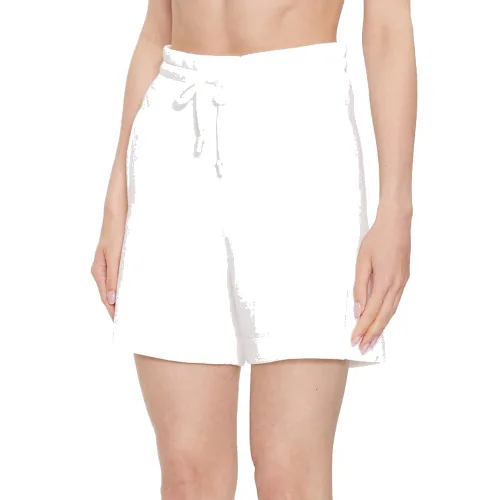 Guess Szorty sportowe Elly V2YD10 K7UW2 Biały Relaxed Fit