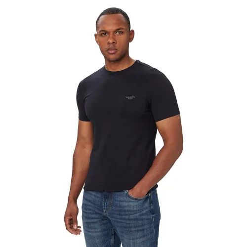 Guess T-Shirt M6YI24 K3728 Granatowy Extra Slim Fit