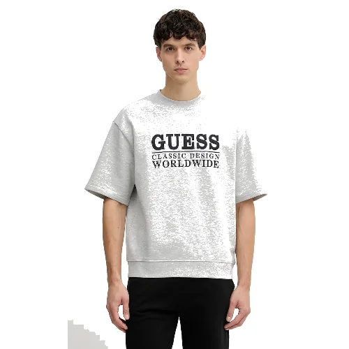 Guess t-shirt męski z bawełną