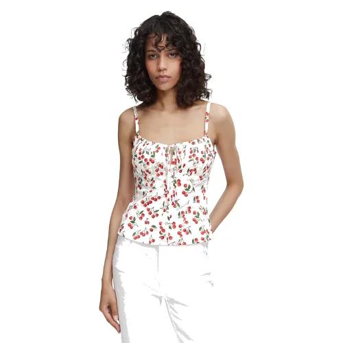 Guess Top W6YH97 W4497 Biały Regular Fit