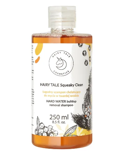 Hairy Tale Squeaky Clean Łagodny szampon chelatujący do włosów, do mycia w twardej wodzie