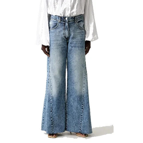 Haveone jeansy flare damskie