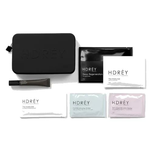HDREY TRAVEL SET Black Zestawy prezentowe 1 ct