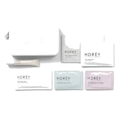 HDREY TRAVEL SET White Zestawy prezentowe 1 ct