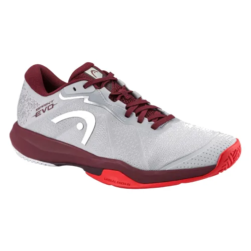 Head Sprint Evo 4.0 Gris Claro/rojo 273326