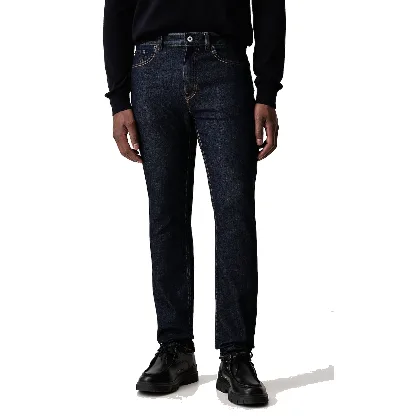 HUGO Blue jeansy slim fit męskie Ash