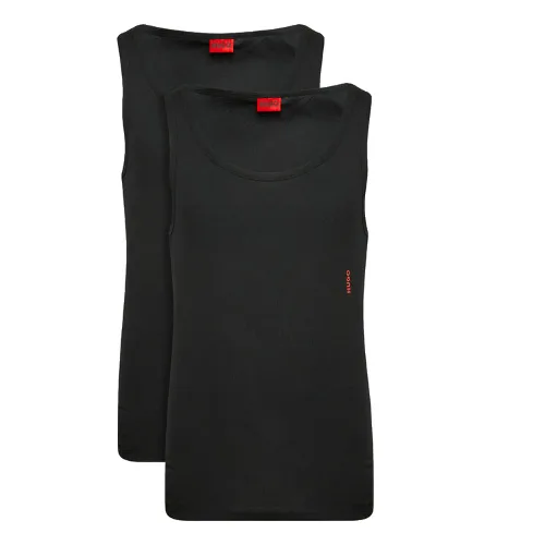 HUGO Komplet tank topów 50469778 Czarny Slim Fit