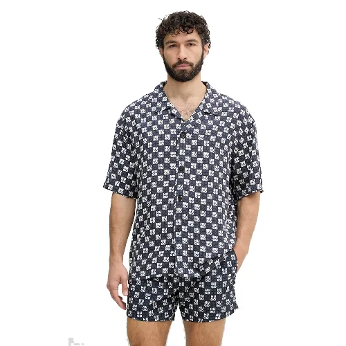 HUGO koszula plażowa męska BEACH SHIRT RELAXED