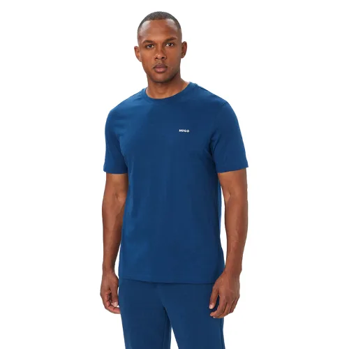 HUGO T-Shirt Dero222 50466158 Granatowy Regular Fit