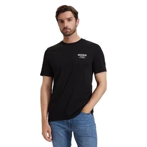 HUGO T-Shirt Nesptee 50572740 Czarny Regular Fit
