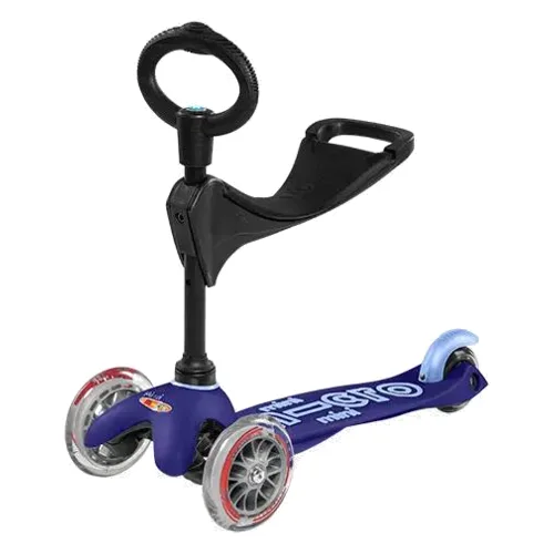Hulajnoga trójkołowa Mini Micro 3w1 Deluxe - Niebieska