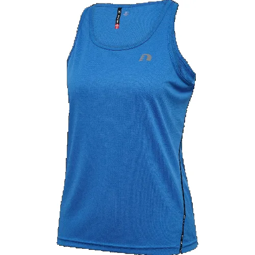 hummel BASE COOLSKIN SINGLET Koszulka damska bez rękawów poliester - BLUE