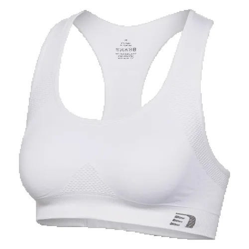 hummel Biustonosz sportowy Regular fit z poliestru biały - WHITE