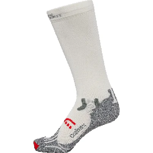hummel Compression Sock - biała skarpeta kompresyjna z oznaczeniem rozmiaru -