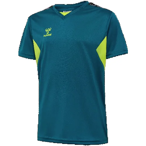 hummel Koszulka hmlAUTHENTIC PL JERSEY S/S KIDS z poliestru - BLUE