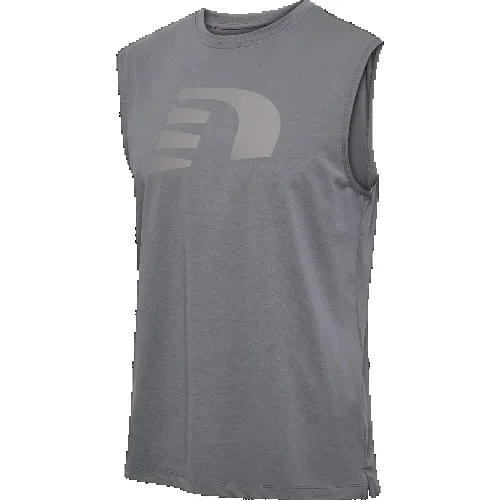 hummel nwlLOGO TANK TOP - Bezrękawnik sportowy z bawełny organicznej i