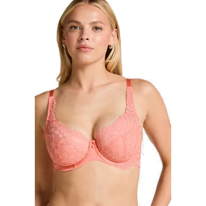 Hunkemöller Biustonosz nieusztywniany z fiszbinami Daisy Różowy