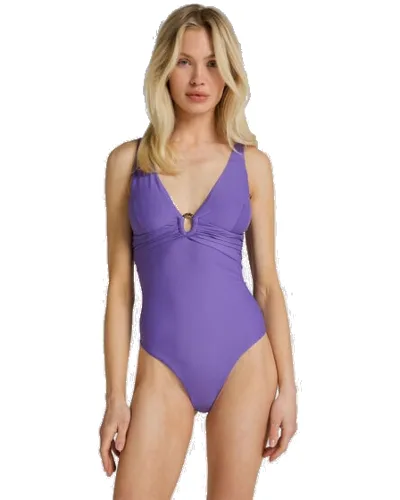 Hunkemöller Modelujący Kostium Kąpielowy Luxe Fioletowy
