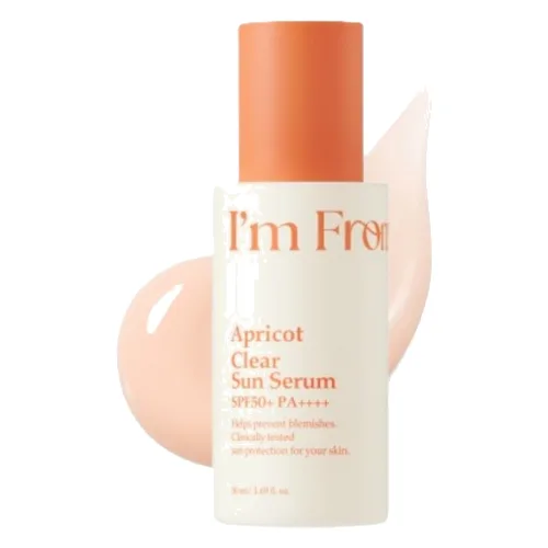I'm From - Apricot Clear Sun Serum SPF50+ PA++++ - 50ml