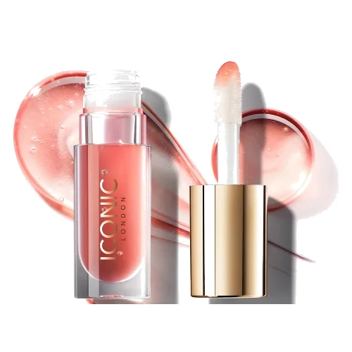 ICONIC London Lustre Lip Oil olejek do ust 6 ml (różne odcienie) - She's a Peach
