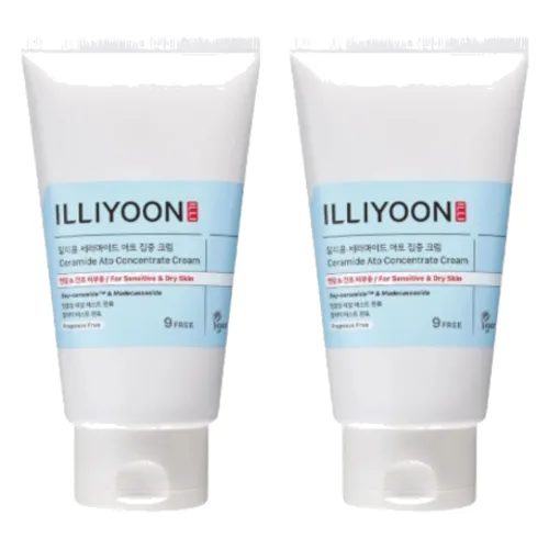 ILLIYOON - Ceramide Ato Conentrate Cream Double Set - 150ml + 150ml