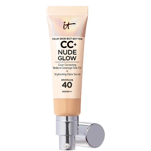 IT Cosmetics CC+ and Nude Glow Lightweight Foundation and Glow Serum with SPF40 podkład i serum 32 ml (różne odcienie) - Medium