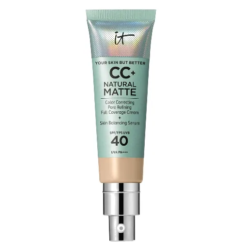 iT Cosmetics Your Skin But Better CC+ Natural Matte matowy krem 32 ml (różne odcienie) - Light