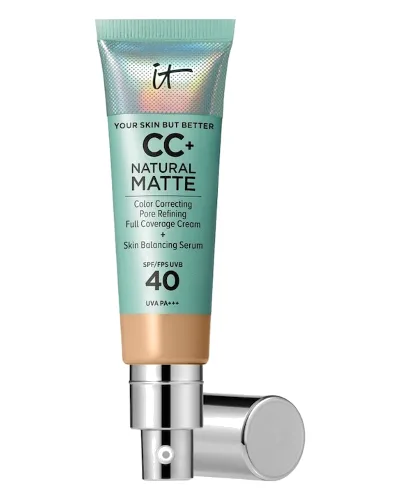 IT Cosmetics Your Skin But Better CC+ Natural Matte SPF 40 Kremy BB i CC 32 ml MEDIUM TAN