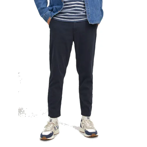 Jack & Jones Chinosy Harlow 12242188 Granatowy Tapered Fit