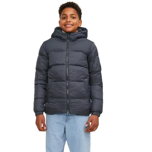 Jack & Jones Junior Kurtka zimowa 12236884 Czarny Regular Fit