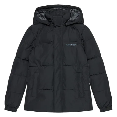 Jack & Jones Junior Kurtka zimowa Bradley 12258534 Czarny Regular Fit