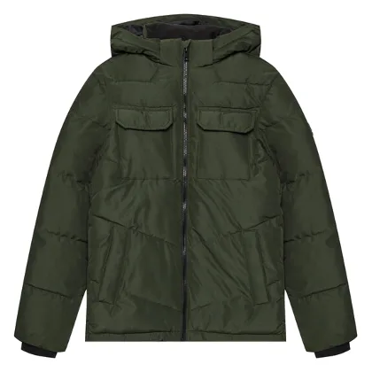 Jack & Jones Junior Kurtka zimowa Mason 12236556 Zielony Regular Fit