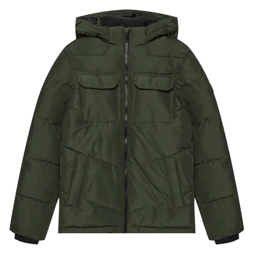 Jack & Jones Junior Kurtka zimowa Mason 12236556 Zielony Regular Fit