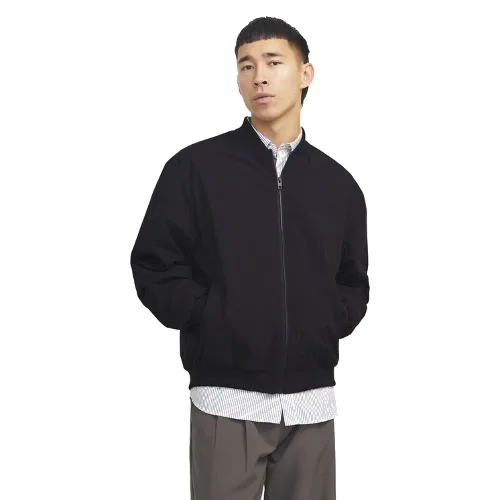 Jack & Jones Kurtka bomber Echarge 12268608 Czarny Regular Fit
