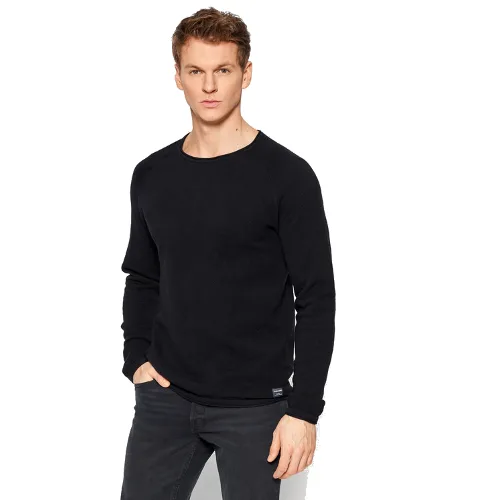 Jack & Jones Sweter Hill 12157321 Czarny Regular Fit