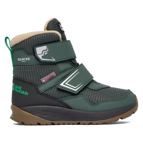 Jack Wolfskin Śniegowce Polar Bear B Texapore Mid VC K A62144 E0206 Zielony