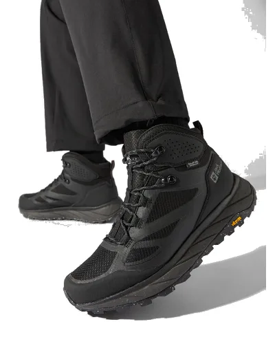 Jack Wolfskin Trekkingi Terraventure Texapore Mid M 4051521 Czarny