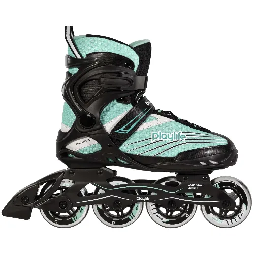 Jazda na rolkach freeskate Playlife Flyte Teal 84