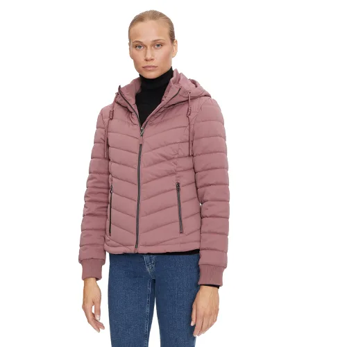 JDY Kurtka puchowa Ebonie 15328268 Różowy Regular Fit