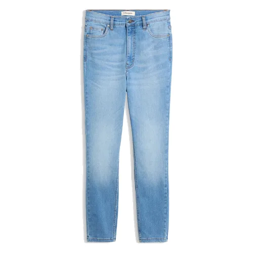 Jeansy skinny, high waist, cropped