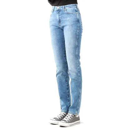 Jeansy Wrangler Boyfriend Best Blue W27M9194O