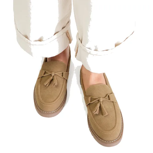 JENNY Loafersy CEO-3Y10192-4 Beżowy