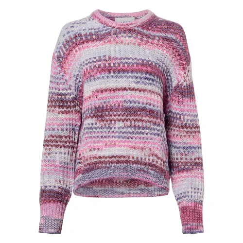 JJXX sweter z dzianiny - JXSimone Kobiety Sztuczne włókno lila|wyrazisty róż|wielokolorowy, XL