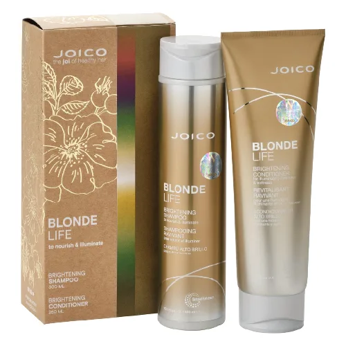 Joico Zestaw: Blonde Life Brightening, Szampon + Odżywka