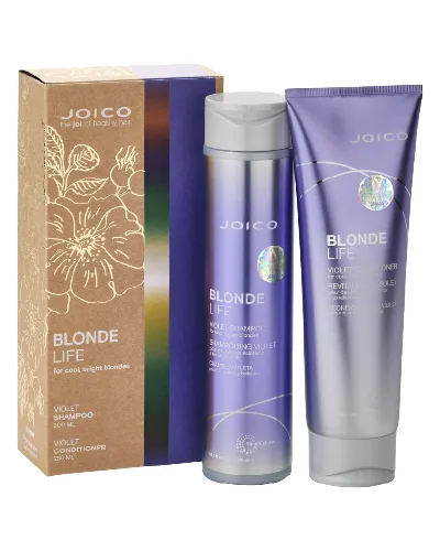 Joico Zestaw: Blonde Life Violet, Szampon + Odżywka