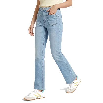 Joop Jeans Dżinsy bootcut - Ella-Oh Kobiety Bawełna niebieski