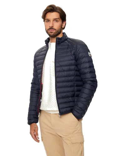 Jott Kurtka puchowa Mat P000MDOW02 Granatowy Slim Fit